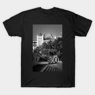 300 Years Of New Orleans In Black And White T-Shirt